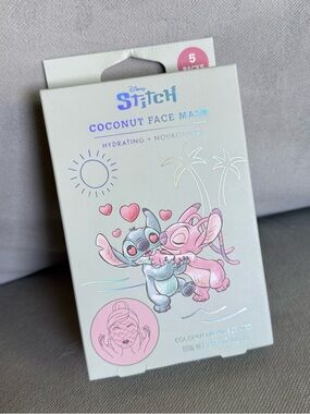Disney Facial Sheet Mask Pack - Pink & Light Blue Artwork